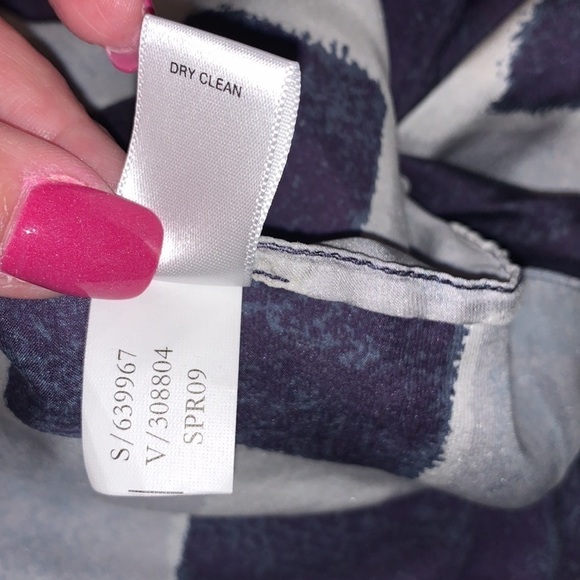 Banana Republic 100% Silk Maxi Floor Length Dress Size 4 - Picture 5 of 6